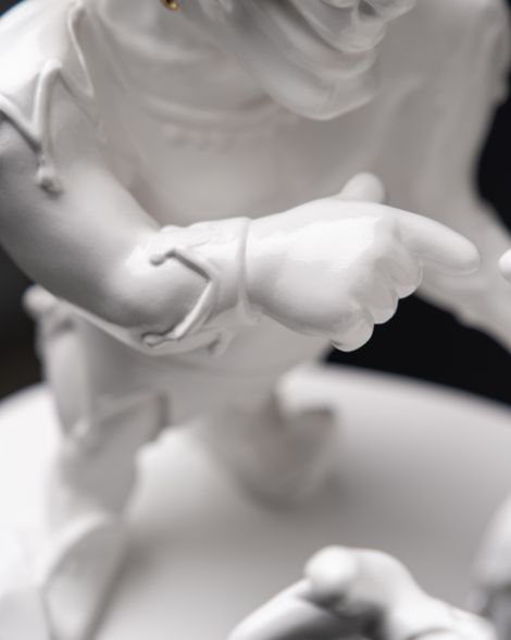 Statuette The Twisted Gemini With Gold