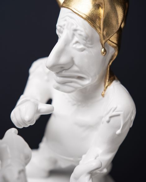 Statuette The Twisted Gemini With Gold