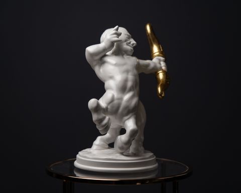 Statuette “Untamed Sagittarius with Gold”
