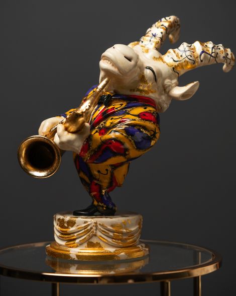 Statuette “Capricorn in the Rhythm of Jazz” — Carnival Collection