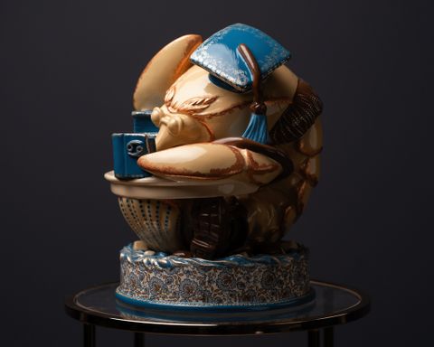Statuette Cancer – Blue Masquerade