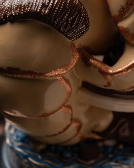 Statuette Cancer – Blue Masquerade