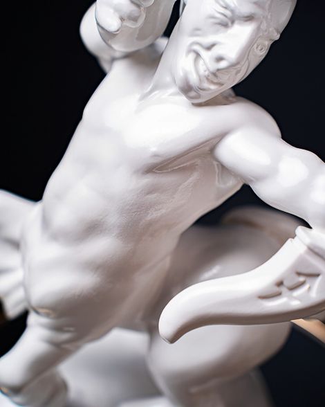 White Statuette Sagittarius