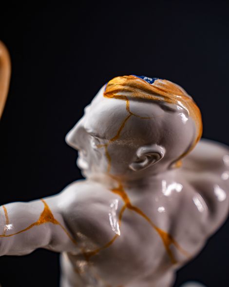 Statuette Sagittarius — Zodiac Kintsugi
