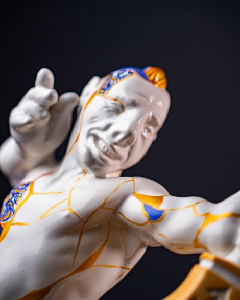Statuette Sagittarius — Zodiac Kintsugi