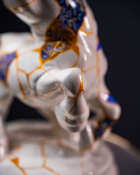 Statuette Sagittarius — Zodiac Kintsugi
