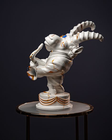 Statuette Capricorn – Zodiac Kintsugi
