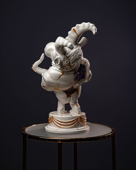 Statuette Capricorn – Zodiac Kintsugi