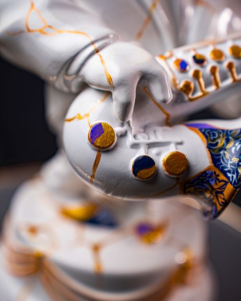 Statuette Capricorn – Zodiac Kintsugi