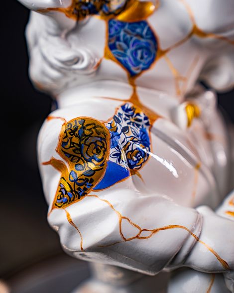 Statuette Capricorn – Zodiac Kintsugi