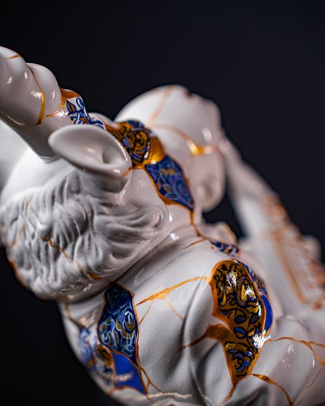 Statuette Capricorn – Zodiac Kintsugi