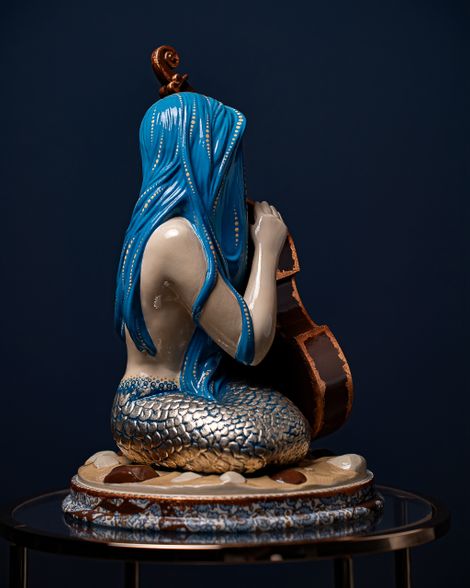 Statuette “Musical Virgo" Blue Masquerade