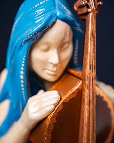 Statuette “Musical Virgo" Blue Masquerade