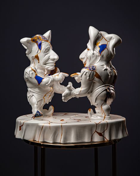 Statuette Gemini – Zodiac Kintsugi