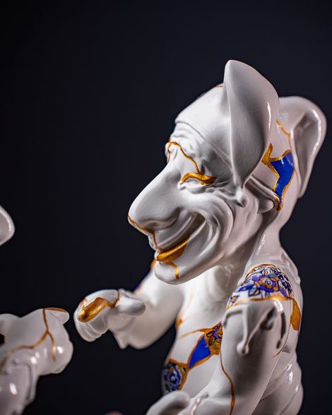 Statuette Gemini – Zodiac Kintsugi