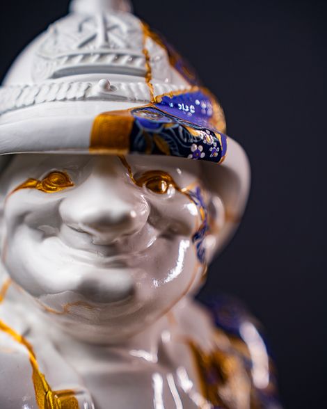 Statuette Aquarius – Zodiac Kintsugi