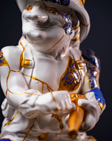 Statuette Aquarius – Zodiac Kintsugi