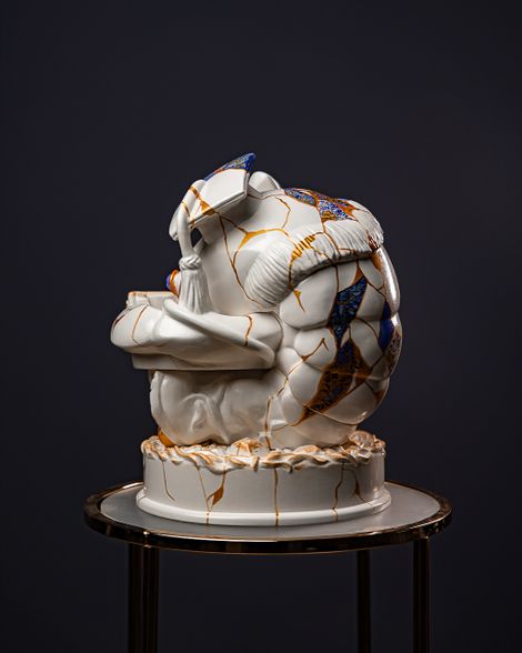 Statuette Cancer – Zodiac Kintsugi
