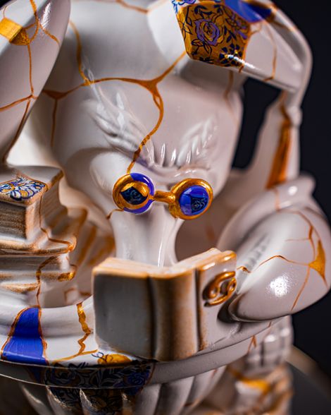 Statuette Cancer – Zodiac Kintsugi