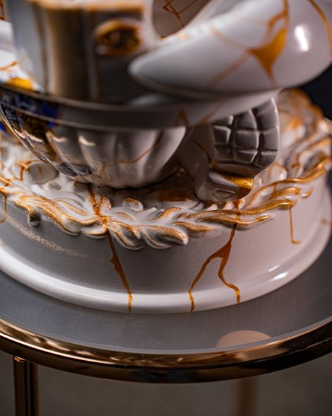 Statuette Cancer – Zodiac Kintsugi