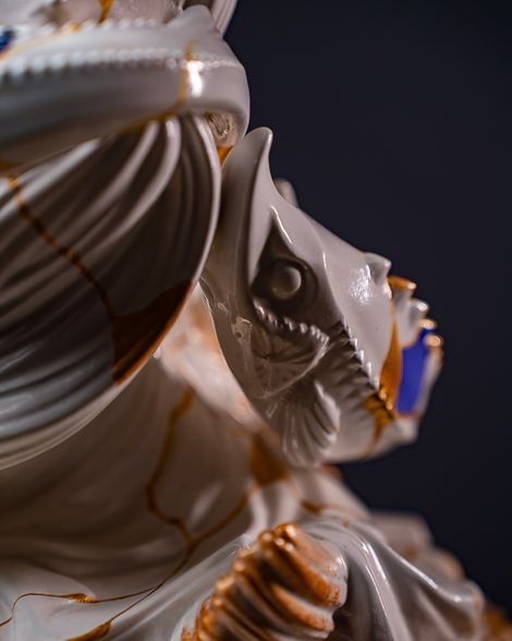 Statuette Pisces – Zodiac Kintsugi