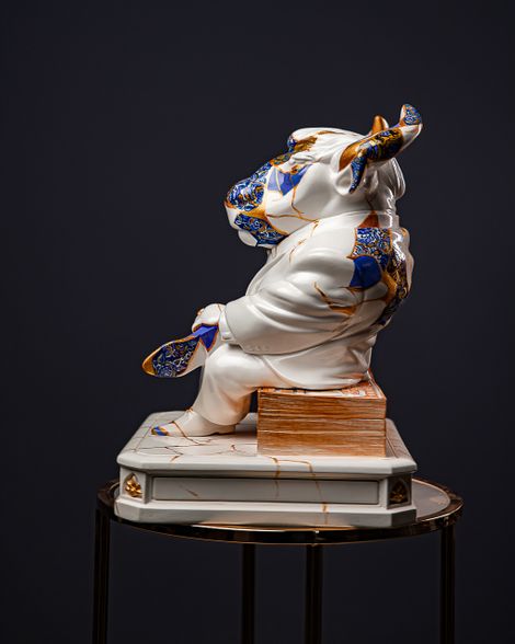 Statuette Taurus – Zodiac Kintsugi