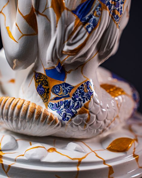 Statuette Virgo – Zodiac Kintsugi