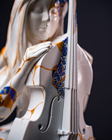 Statuette Virgo – Zodiac Kintsugi