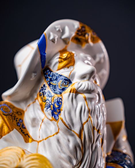 Statuette Libra – Zodiac Kintsugi