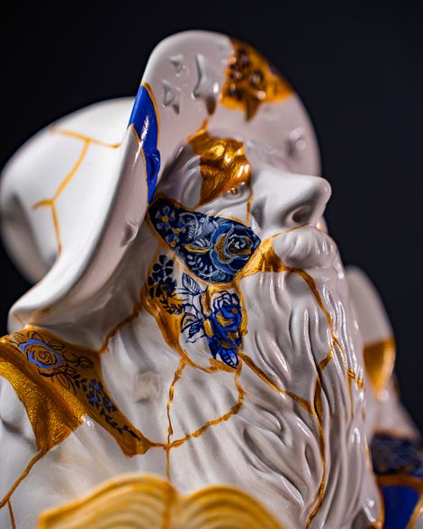 Statuette Libra – Zodiac Kintsugi