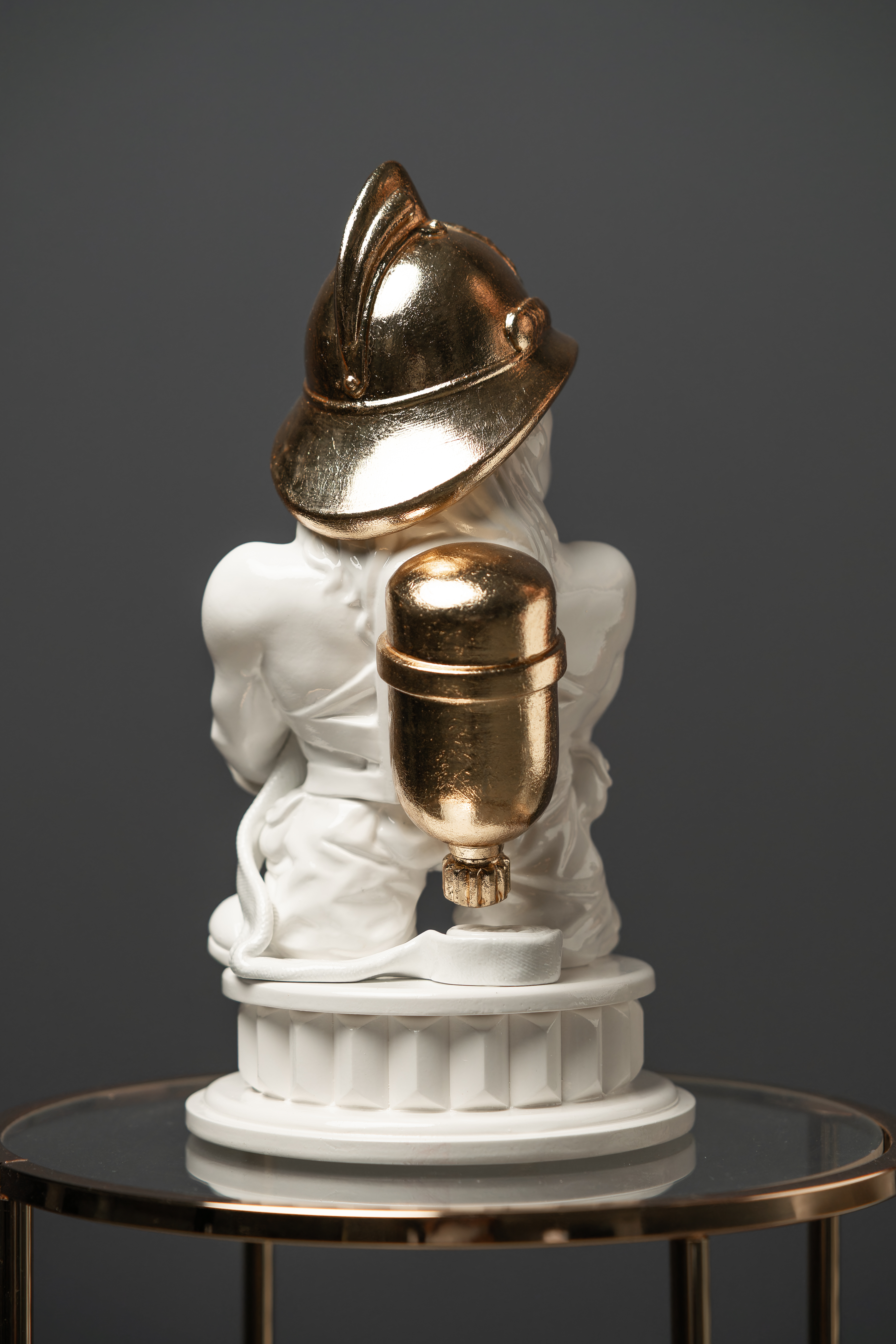 Statuette The Firefighting Aquarius with Gold