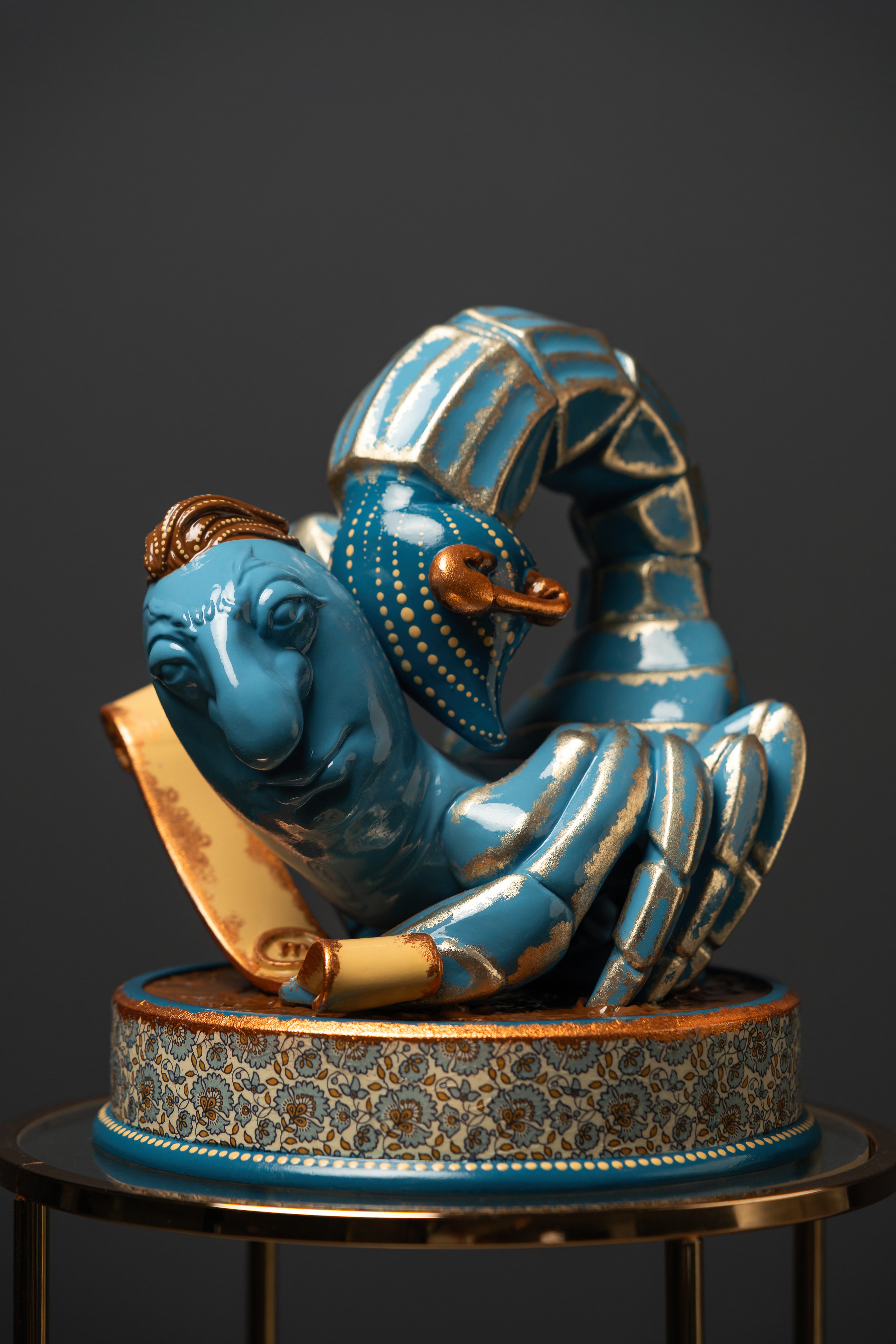 Statuette Scorpio - Blue Masquerade