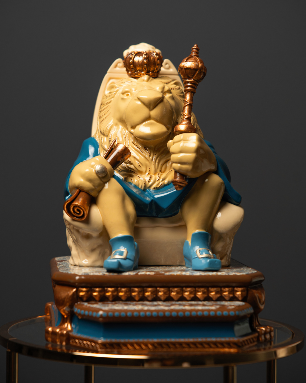 Statuette Leo – Blue Masquerade