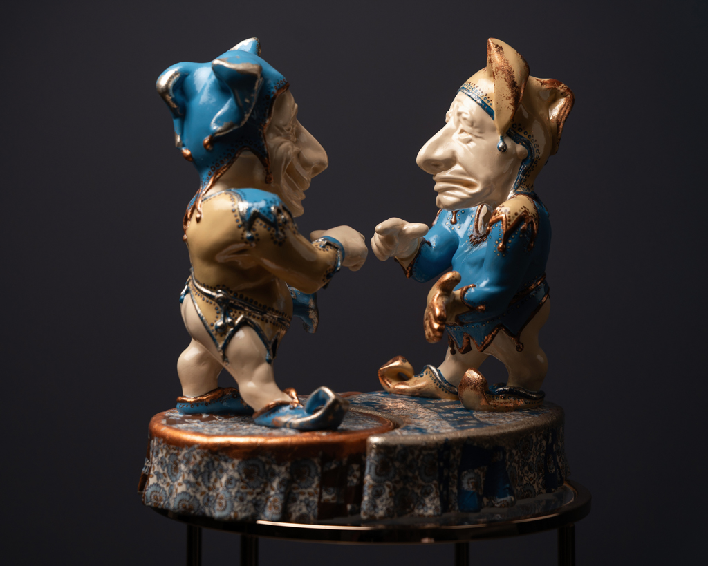 Statuette Gemini – Blue Masquerade