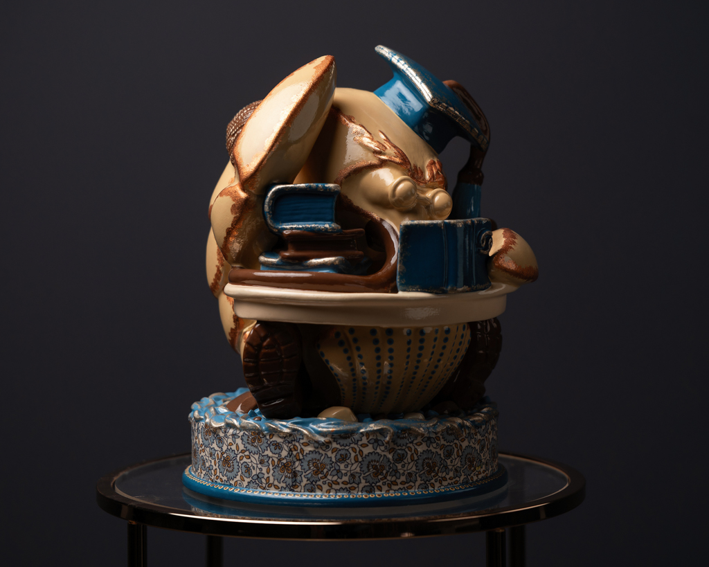 Statuette Cancer – Blue Masquerade