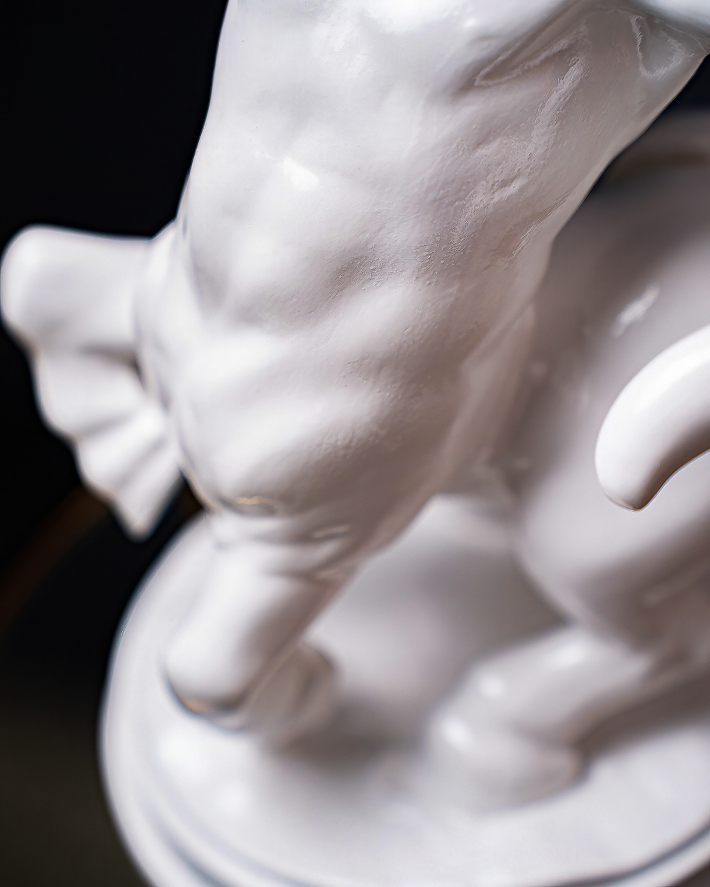 White Statuette Sagittarius