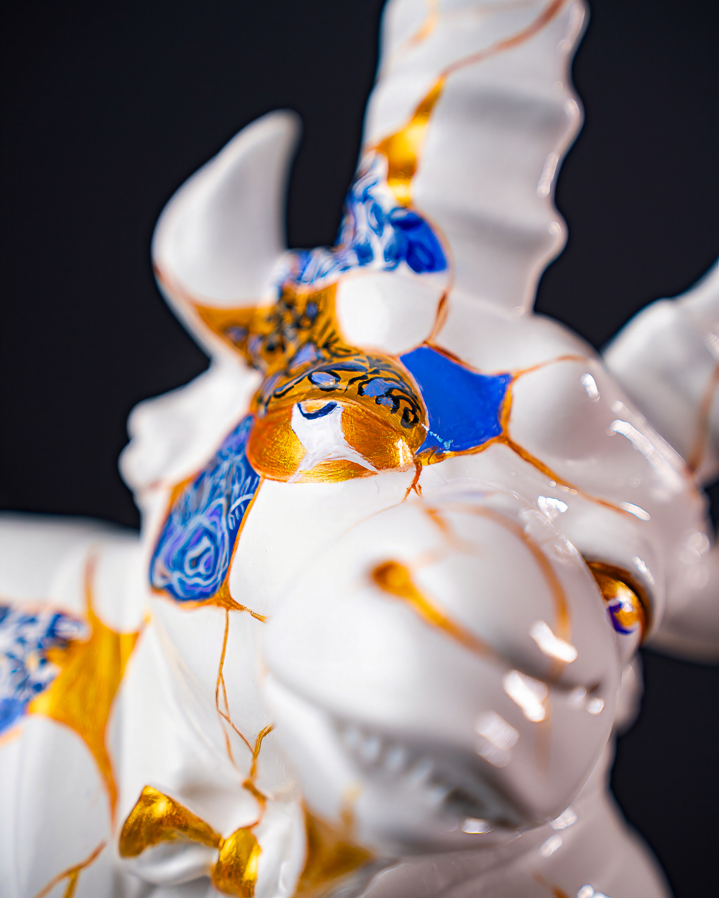 Statuette Capricorn – Zodiac Kintsugi