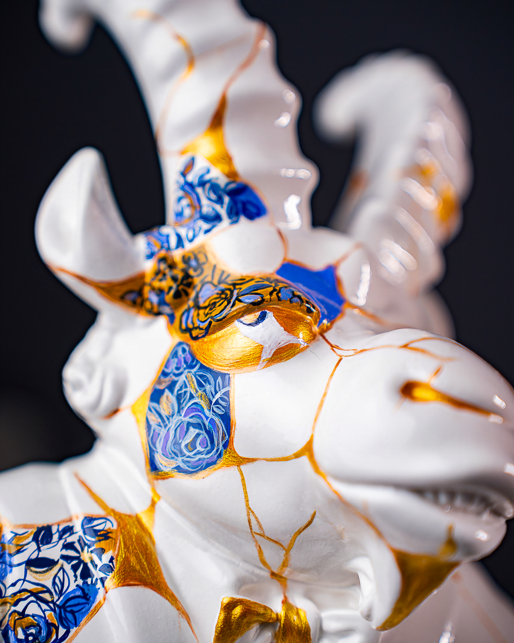Statuette Capricorn – Zodiac Kintsugi
