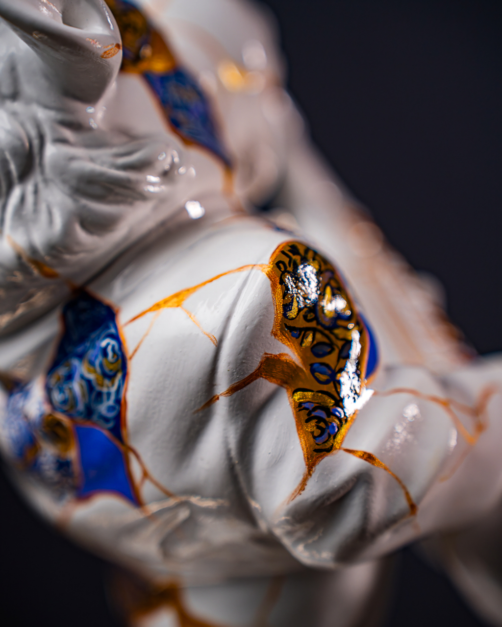 Statuette Capricorn – Zodiac Kintsugi