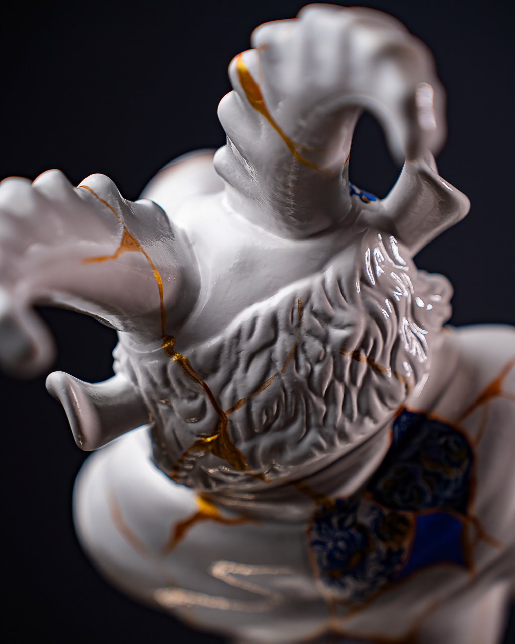 Statuette Capricorn – Zodiac Kintsugi