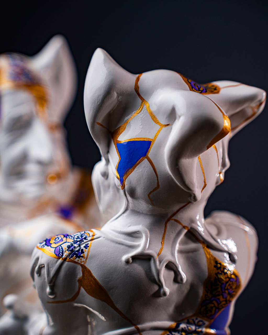 Statuette Gemini – Zodiac Kintsugi