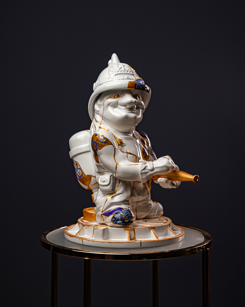 Statuette Aquarius – Zodiac Kintsugi
