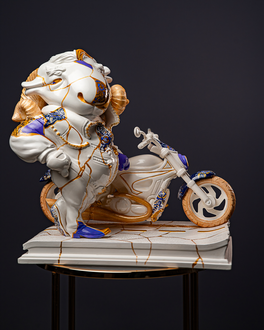 Statuette Aries – Zodiac Kintsugi