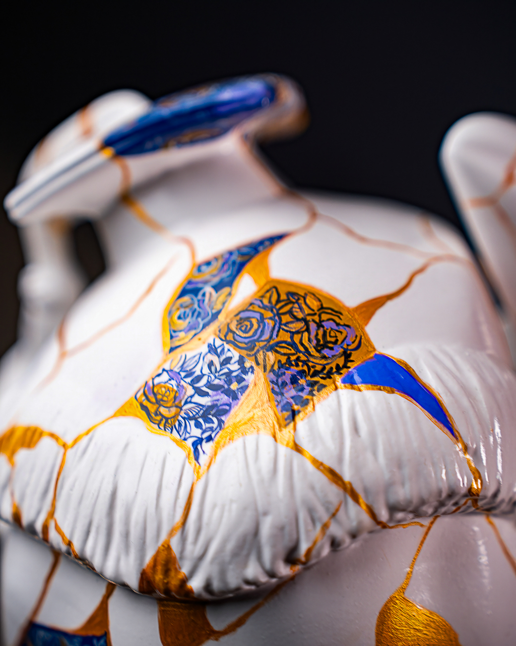 Statuette Cancer – Zodiac Kintsugi