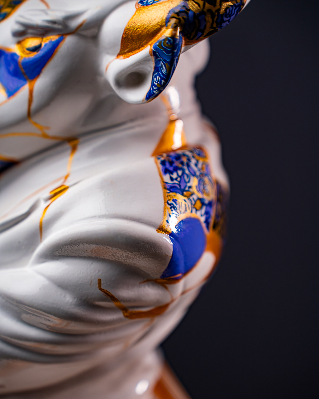 Statuette Taurus – Zodiac Kintsugi