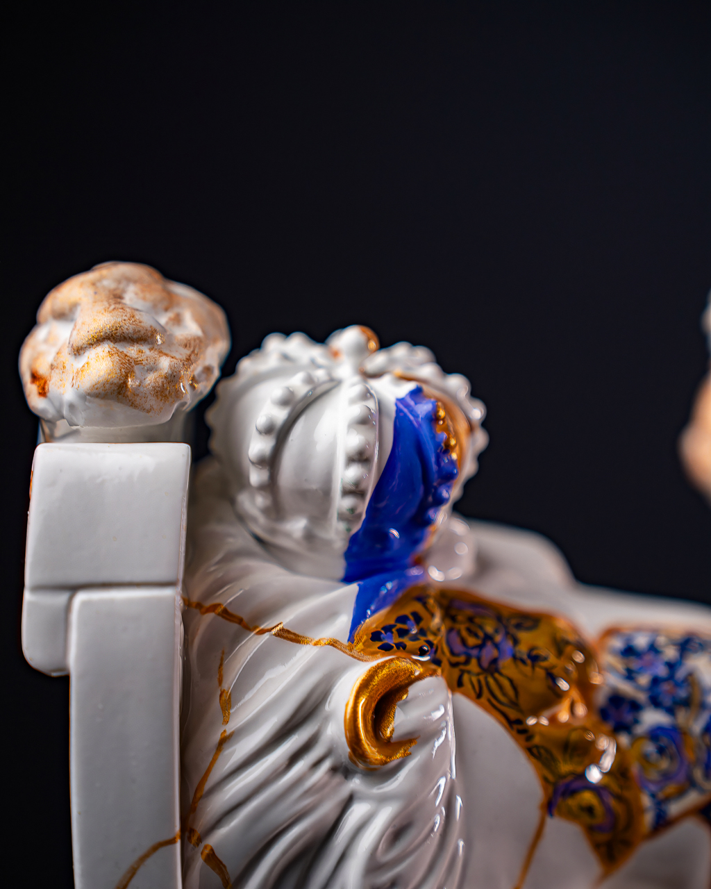 Statuette Leo – Zodiac Kintsugi