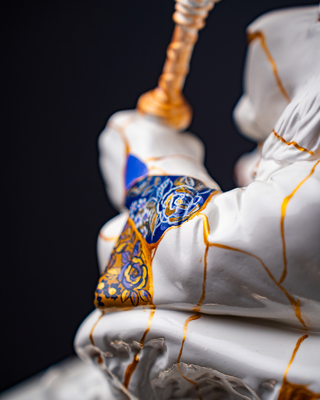 Statuette Leo – Zodiac Kintsugi